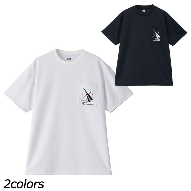 ヘリーハンセン ショートスリーブツインセイルティー HH62400 Tシャツ 半袖 ポケットT 吸汗 速乾 抗菌 防臭 ユニセックス