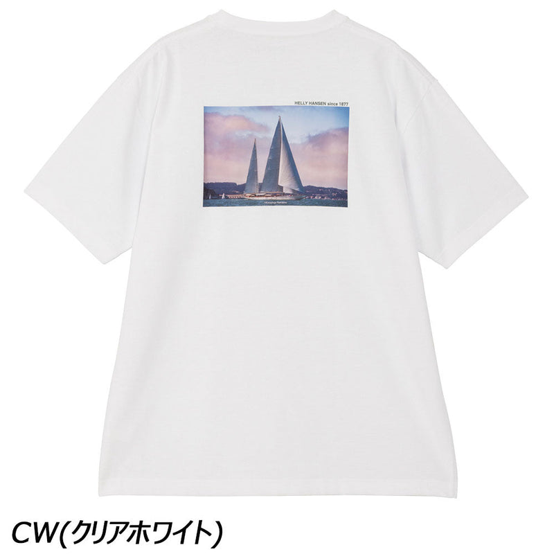 ヘリーハンセン ショートスリーブ オーシャングラフィックティー HH62508 Tシャツ 半袖 吸汗 速乾 UVケア ユニセックス 中嶋一成