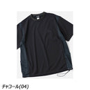 ジムマスター マイクロリップメッシュ 切り替えTee G521727 Tシャツ 半袖 ストレッチ 撥水 皺になりにくい 裾ドローコード ユニセックス