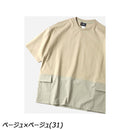 ジムマスター マイクロリップ天竺 切り替えTee G521728 Tシャツ 半袖 裾ドローコード ユニセックス