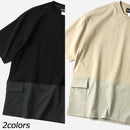 ジムマスター マイクロリップ天竺 切り替えTee G521728 Tシャツ 半袖 裾ドローコード ユニセックス