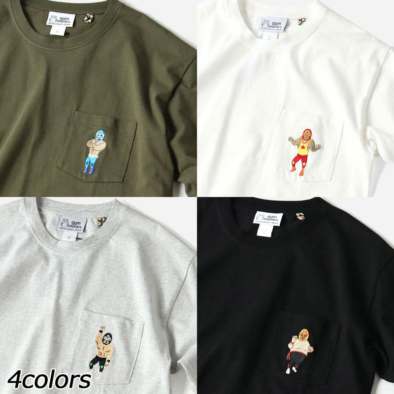 ジムマスター 7.4oz レスラー刺繍 ポケットTee G521790 Tシャツ 半袖 ポケット付 ユニセックス