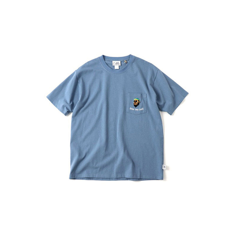 ジムマスター 7.4oz love my self刺繍 ポケットTee G521791 Tシャツ 半袖 ポケット付 ユニセックス