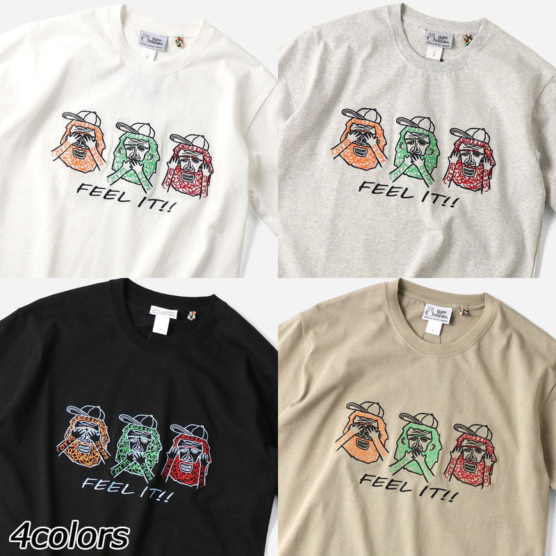 ジムマスター 7.4oz FEEL IT！刺繍 Tee G521792 Tシャツ 半袖 ユニセックス 親子お揃い