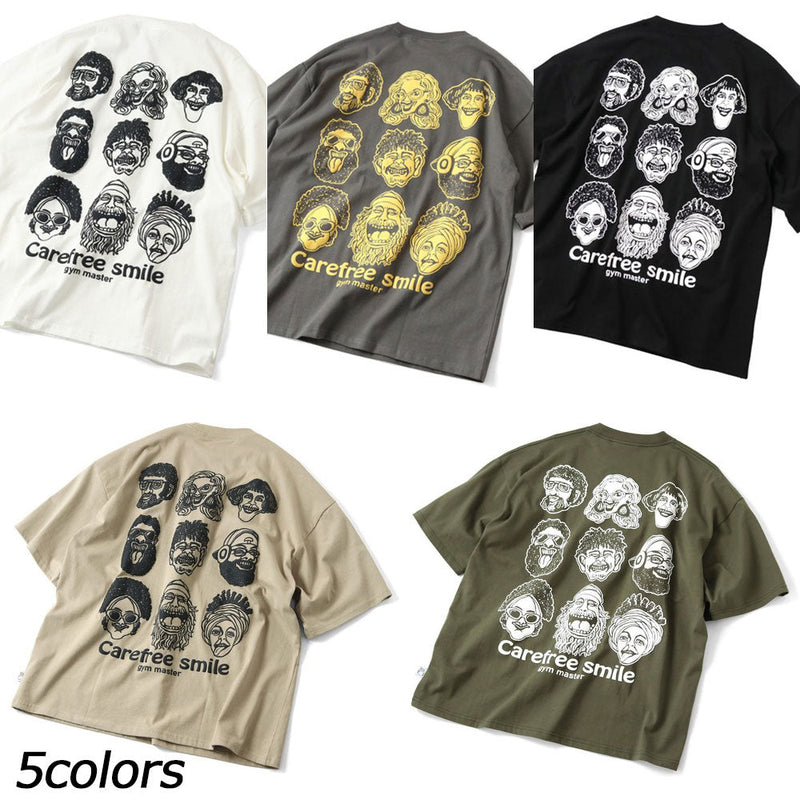 ジムマスター 7.4oz care free smile ビッグTee G521796 Tシャツ 半袖 ユニセックス