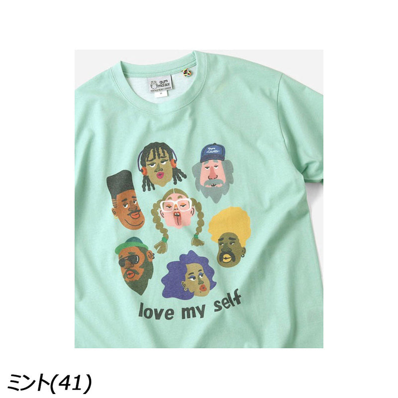 ジムマスター 5.8oz T/Cドライ love myself Tee G533757 Tシャツ 半袖 ユニセックス