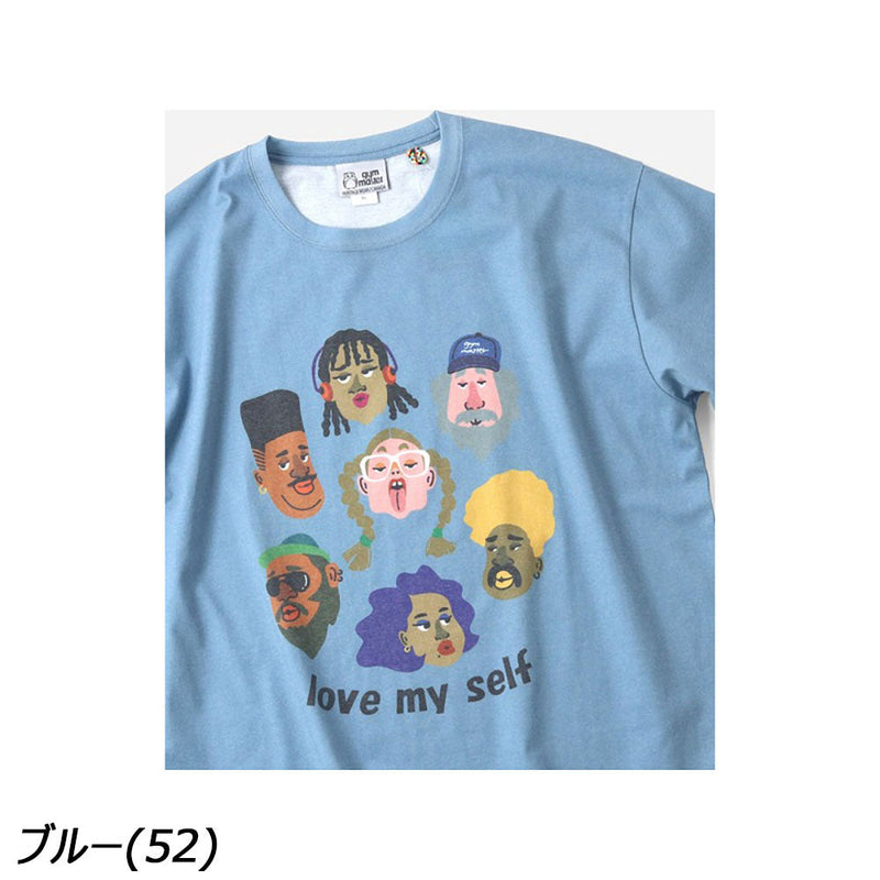 ジムマスター 5.8oz T/Cドライ love myself Tee G533757 Tシャツ 半袖 ユニセックス
