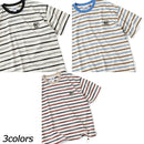 ジムマスター ブルドッグ刺繍 ボーダービッグTee G521741 Tシャツ 半袖 ユニセックス