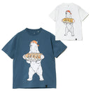 ゴースローキャラバン USA/C  餃子クマ TEE 702581040013 Tシャツ 半袖 ユニセックス