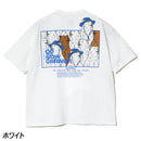 ゴースローキャラバン USA/C スクエアLOGOバックプリントゆったりTEE 702581040015 Tシャツ 半袖 オーバーサイズ ユニセックス