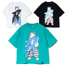 ゴースローキャラバン USA/C プールクマ BIG TEE 702581040021 Tシャツ 半袖 オーバーサイズ メンズ