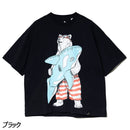 ゴースローキャラバン USA/C プールクマ BIG TEE 702581040021 Tシャツ 半袖 オーバーサイズ メンズ