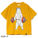 ゴースローキャラバン Drymix(R) バーベルクマ BIG TEE 702581009001 Tシャツ 半袖 オーバーサイズ メンズ
