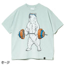 ゴースローキャラバン Drymix(R) バーベルクマ BIG TEE 702581009001 Tシャツ 半袖 オーバーサイズ メンズ