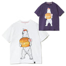 ゴースローキャラバン 【DOMDOM×GSC】手作り厚焼きたまごバーガークマTEE 702581981004 Tシャツ 半袖 コラボ ユニセックス