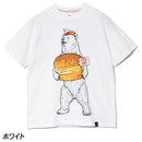 ゴースローキャラバン 【DOMDOM×GSC】手作り厚焼きたまごバーガークマTEE 702581981004 Tシャツ 半袖 コラボ ユニセックス