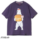 ゴースローキャラバン 【DOMDOM×GSC】手作り厚焼きたまごバーガークマTEE 702581981004 Tシャツ 半袖 コラボ ユニセックス