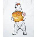 ゴースローキャラバン 【DOMDOM×GSC】手作り厚焼きたまごバーガークマTEE 702581981004 Tシャツ 半袖 コラボ ユニセックス