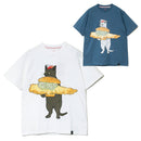ゴースローキャラバン 【DOMDOM×GSC】びたびたバターフィッシュ猫S/S TEE 341962 Tシャツ 半袖 コラボ ユニセックス 341962