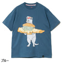 ゴースローキャラバン 【DOMDOM×GSC】びたびたバターフィッシュ猫S/S TEE 341962 Tシャツ 半袖 コラボ ユニセックス 341962