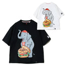 ゴースローキャラバン 【DOMDOM×GSC】味噌ピー チキンバーガーゾウBIG TEE 341963 Tシャツ 半袖 コラボ ユニセックス 341963
