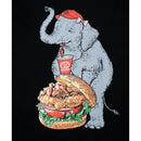 ゴースローキャラバン 【DOMDOM×GSC】味噌ピー チキンバーガーゾウBIG TEE 341963 Tシャツ 半袖 コラボ ユニセックス 341963