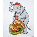 ゴースローキャラバン 【DOMDOM×GSC】味噌ピー チキンバーガーゾウBIG TEE 341963 Tシャツ 半袖 コラボ ユニセックス 341963