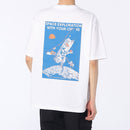 チャムス スペースブービースペースシップポケットTシャツ CH01-2701 Tシャツ 半袖 オーバーサイズ