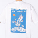 チャムス スペースブービースペースシップポケットTシャツ CH01-2701 Tシャツ 半袖 オーバーサイズ