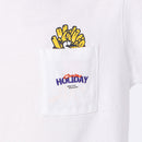 チャムス アンチバグファストフードポケットTシャツ CH01-2715 Tシャツ 半袖 虫よけ加工 ユニセックス 親子お揃い