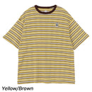 チャムス ストレイタムリブTシャツ CH01-2733 Tシャツ 半袖 オーバーサイズ ボーダー ユニセックス