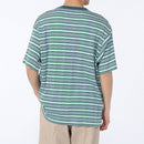 チャムス ストレイタムリブTシャツ CH01-2733 Tシャツ 半袖 オーバーサイズ ボーダー ユニセックス