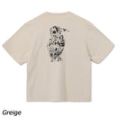 チャムス ループパイルオノマトペショートスリーブクルートップ CH00-1558 Tシャツ スウェット スウェT 半袖 オーバーサイズ ポケット付き ユニセックス