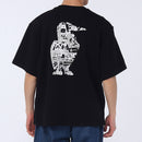 チャムス ループパイルオノマトペショートスリーブクルートップ CH00-1558 Tシャツ スウェット スウェT 半袖 オーバーサイズ ポケット付き ユニセックス