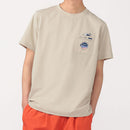 チャムス ドライサンデーモーニングポケットTシャツ CH01-2761 Tシャツ 半袖　速乾　遮熱　UVカット　ユニセックス