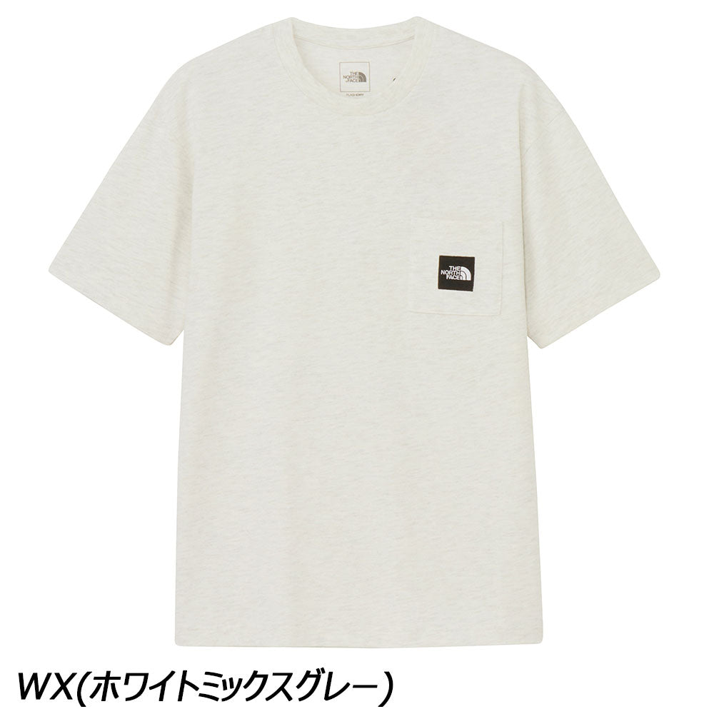 ノースフェイス ショートスリーブスクエアロゴポケットティー