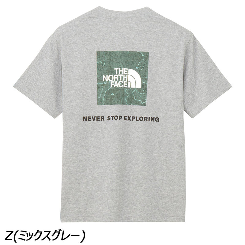 ノースフェイス ショートスリーブバックスクエアトラバースロゴティー