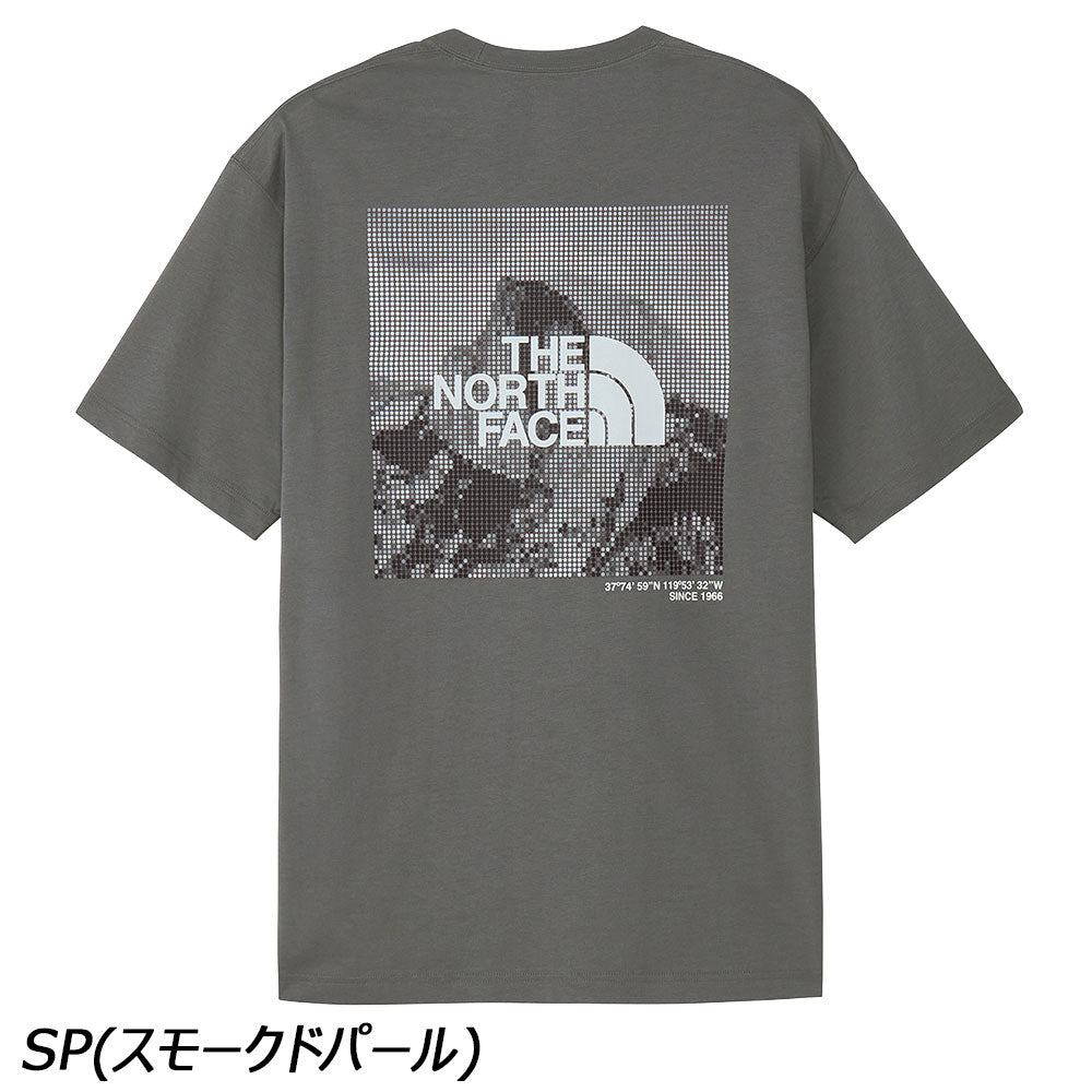 ノースフェイス ショートスリーブハーフドームデジタルスクエアロゴ