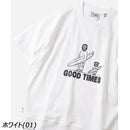 ジムマスター 6.2oz ピグメント GOOD TIMES ビッグTee G733784 Tシャツ 半袖 裾リブ ワイド ユニセックス