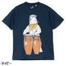 ゴースローキャラバン USA/C コンガクマ TEE 702681040009 Tシャツ 半袖 親子コーデ リンクコーデ ユニセックス 361909