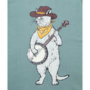 ゴースローキャラバン USA/C バンジョー猫 TEE 702681040010 Tシャツ 半袖 親子コーデ リンクコーデ ユニセックス 361910