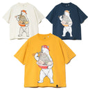 ゴースローキャラバン USA/C 豪快盛りラーメンクマ BIG TEE 702681040017 Tシャツ 半袖 メンズ 361917