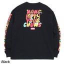 チャムス オーバーサイズドオンザグリルロングスリーブTシャツ Tシャツ 長袖 ユニセックス 親子お揃い