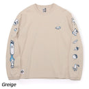 チャムス スペースアドベンチャーブラッシュドロングスリーブTシャツ CH01-2454 Tシャツ 長袖 ロンT ユニセックス 親子お揃い