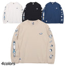 チャムス スペースアドベンチャーブラッシュドロングスリーブTシャツ CH01-2454 Tシャツ 長袖 ロンT ユニセックス 親子お揃い