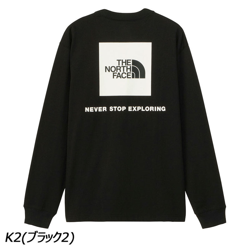 ノースフェイス ロングスリーブバックスクエアロゴティー NT82333 Tシャツ 長袖 ユニセックス