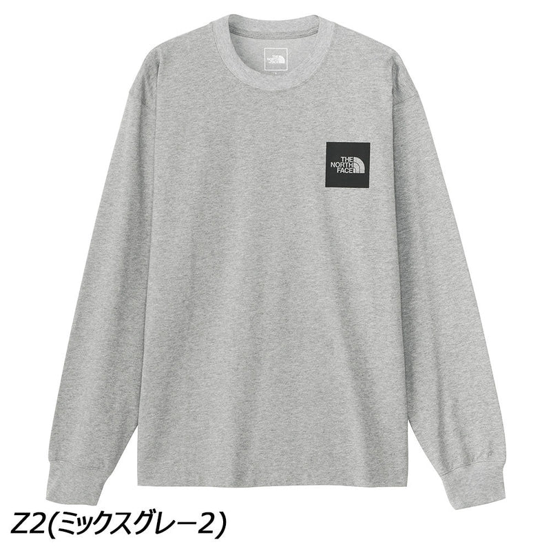 ノースフェイス ロングスリーブスクエアロゴティー NT82334 Tシャツ 長袖 ユニセックス