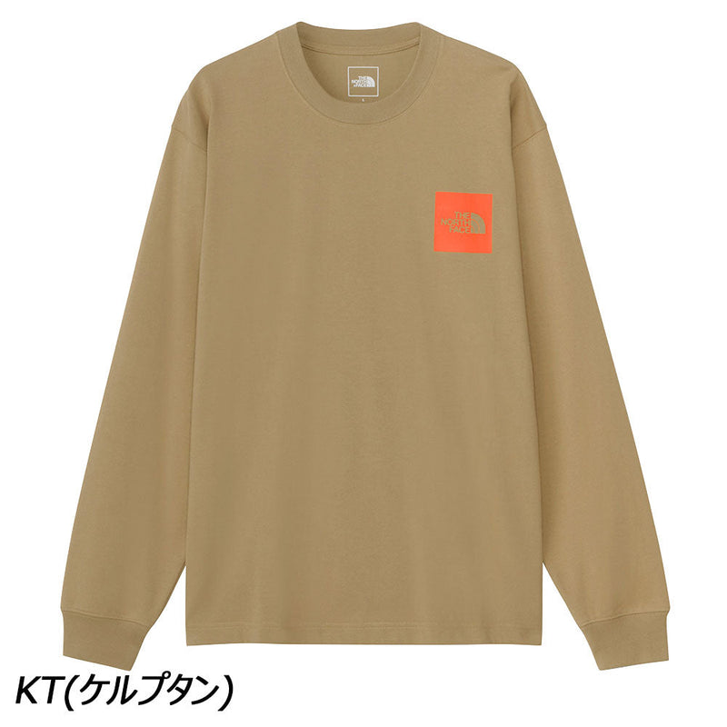 ノースフェイス ロングスリーブスクエアロゴティー NT82334 Tシャツ 長袖 ユニセックス