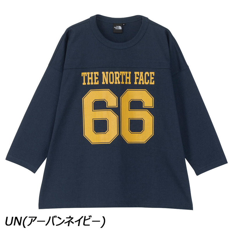 ノースフェイス スリークォーターフットボールティー NT82438 Tシャツ 七分袖 ユニセックス