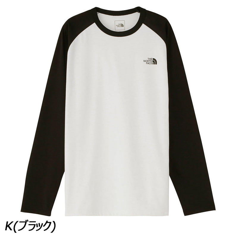 ノースフェイス ロングスリーフベースボールヌプシティー NT82386 Tシャツ 長袖 UVケア 静電ケア 抗菌 防臭 メンズ